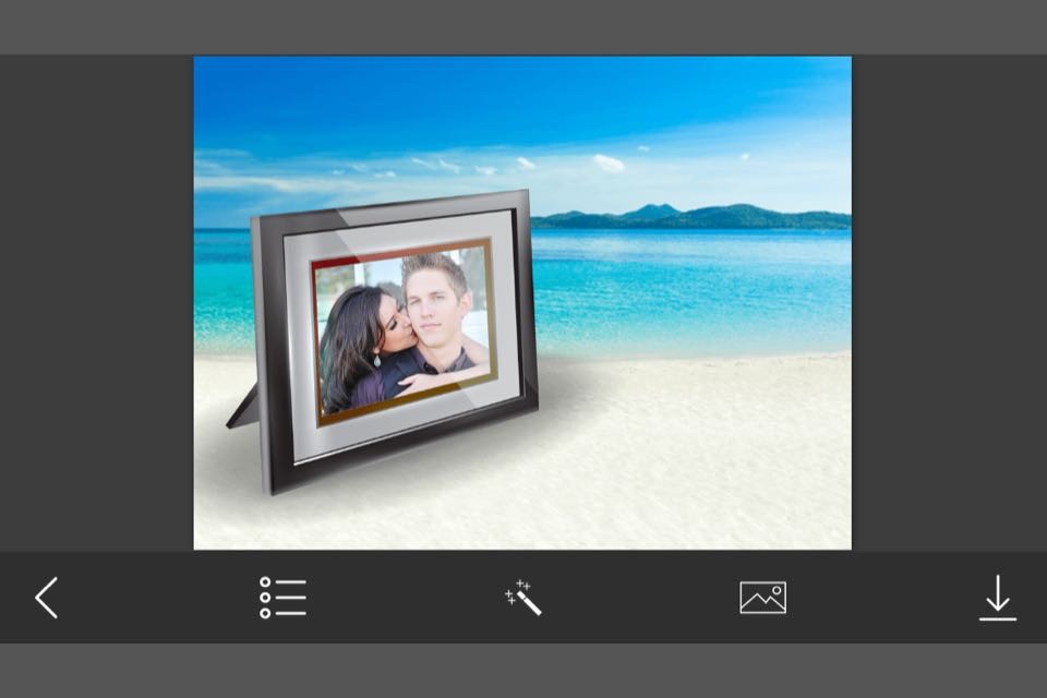 3D Beach Photo Frame - Amazing Picture Frames & Photo Editor screenshot 3