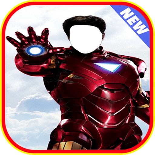 Superhero Man Photo Suit,Face Changer Icon