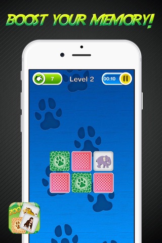 Zoo Memory Game – Animal Cards Matching Challenge for Learn.ing and Brain Train screenshot 4