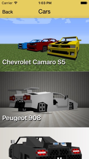 Cars Mod for Minecraft PC Ferrari Editio