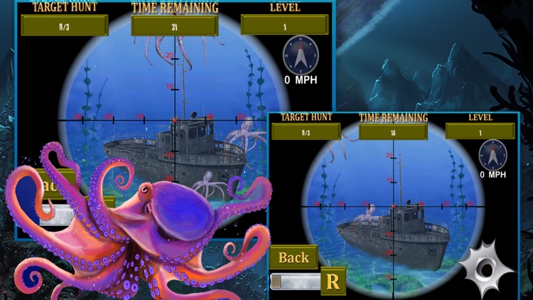 Dangerous  Sea Monster Hunter Pro : Hunt Giant Octopus