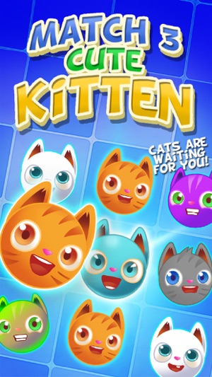 Match 3 Cute Kitten(圖3)-速報App