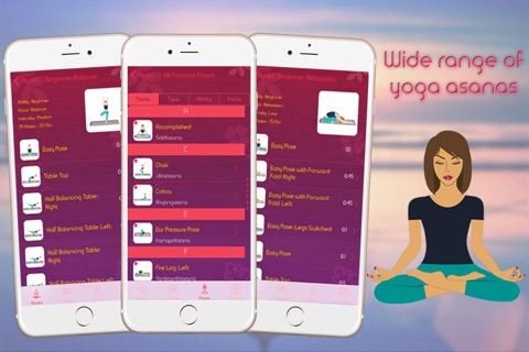 Meditation Yoga Studio - Quick Home Yoga Workouts, Poses and Exercise Fitness Routines screenshot 2
