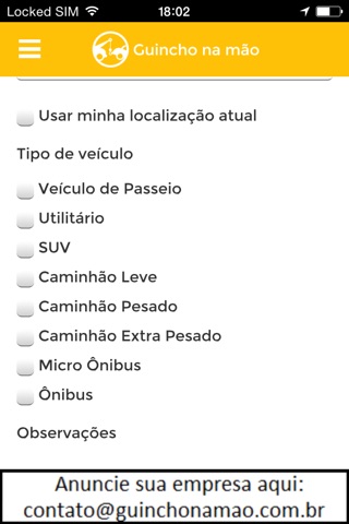 Guincho na mão (Clientes) screenshot 4