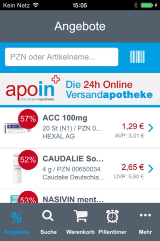apo-in Versandapotheke screenshot 2