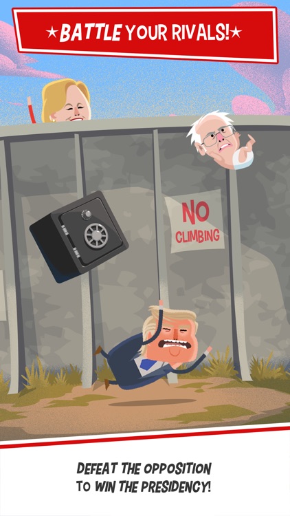 Candidate Crunch: Donald Trump vs Hillary Clinton vs Bernie - Funny Election Game