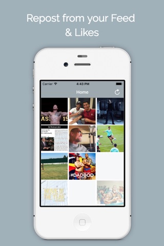 Repost InstaGrab Quick-Reshare , Regram & Repost Photos  "for Instagram" screenshot 2
