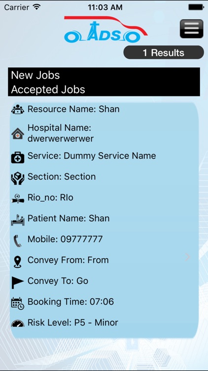 Ambulance dispatch system screenshot-3