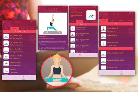 Meditation Yoga Studio - Quick Home Yoga Workouts, Poses and Exercise Fitness Routines screenshot 3