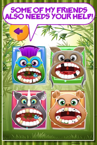 Crazy Little Mutant Animal Dentist – Ninja Tooth Games for Kids Free screenshot 3