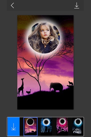 Moon Photo Frames - make eligant and awesome photo using new photo frames screenshot 2