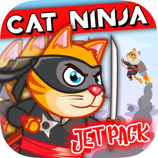 Ninja Cat Jet Pack – Adventure Flappy Game icon