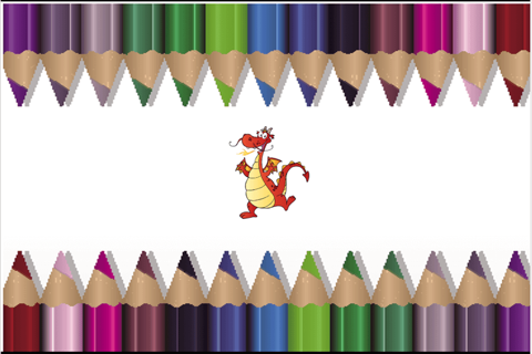 dragon coloring book - dragons new best games Learning Book for Kids screenshot 3