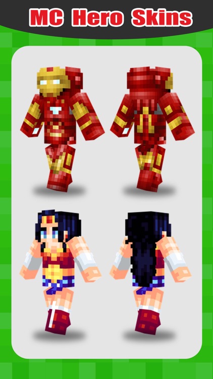 SuperHero Skins Pro - Export Skin for MineCraft Pocket Edition