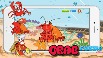 How to cancel & delete Crab Sea World Animal Jigsaw Puzzle Activity Learning Free Kids Games or 3,4,5,6 and 7 Years Old from iphone & ipad 1