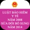 Ứng dụng là cẩm nang về LUẬT BẢO HIỂM Y TẾ NĂM 2008 SỬA ĐỔI BỔ SUNG NĂM 2014 và các văn bản hướng dẫn thi hành bộ luật này