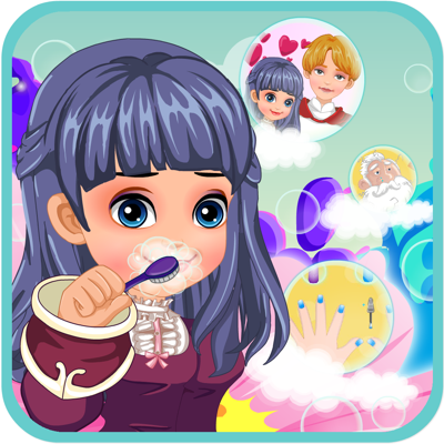 Flower Girl Brush Teeth Slacking - Slacking games,Brush Teeth games