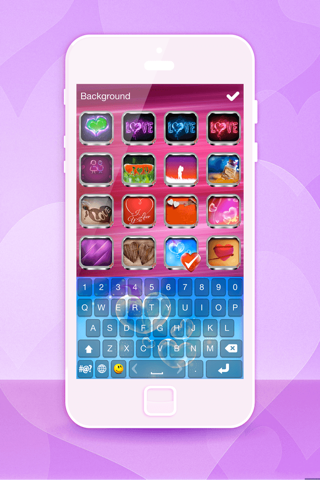 Love Keyboard Themes For iPhone – Color.ful Background Skins + Cute Font.s Change.r screenshot 4