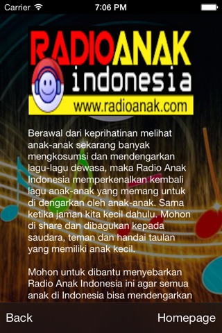 Radio Anak Indonesia screenshot 2