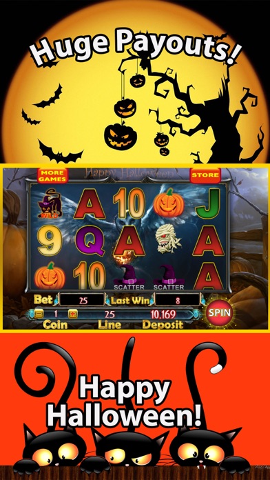 HALLOWEEN SLOTS - VEGAS SLOT MACHINE GAMES WITH BONUS AND JACKPOT 1.0 IOS CASINO HALLOWEEN SLOTS - VEGAS SLOT MACHINE GAMES WITH BONUS AND JACKPOT 1.0 IOS