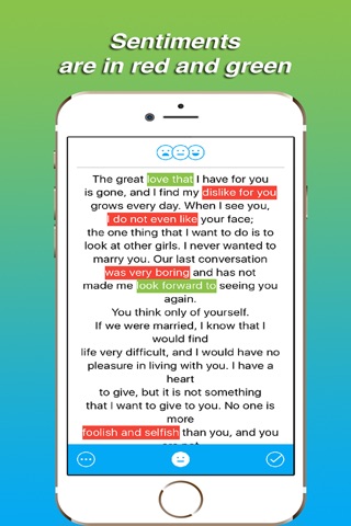 Sentiments Analyze for WhatsApp messages and other Free screenshot 3