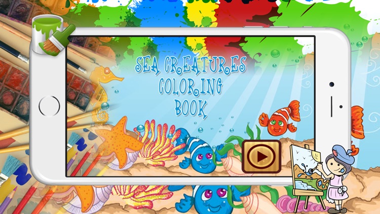 Sea Creatures Coloring Books