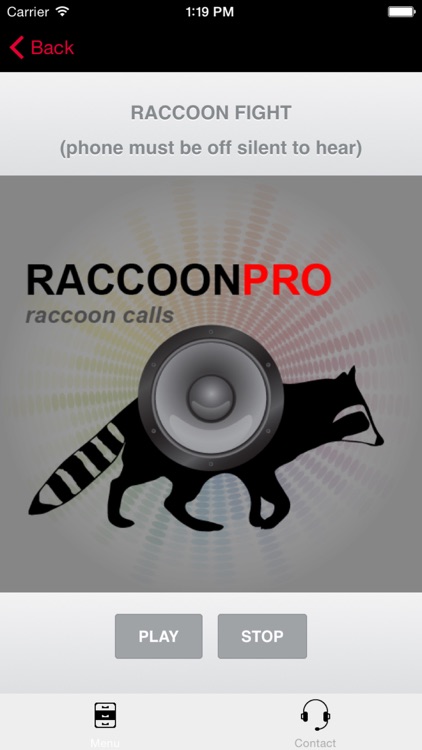 REAL Raccoon Calls and Raccoon Sounds for Raccoon Hunting screenshot-0