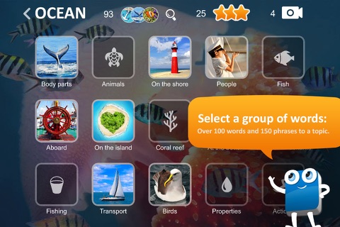 OCEAN Vocaboo English for kids screenshot 2