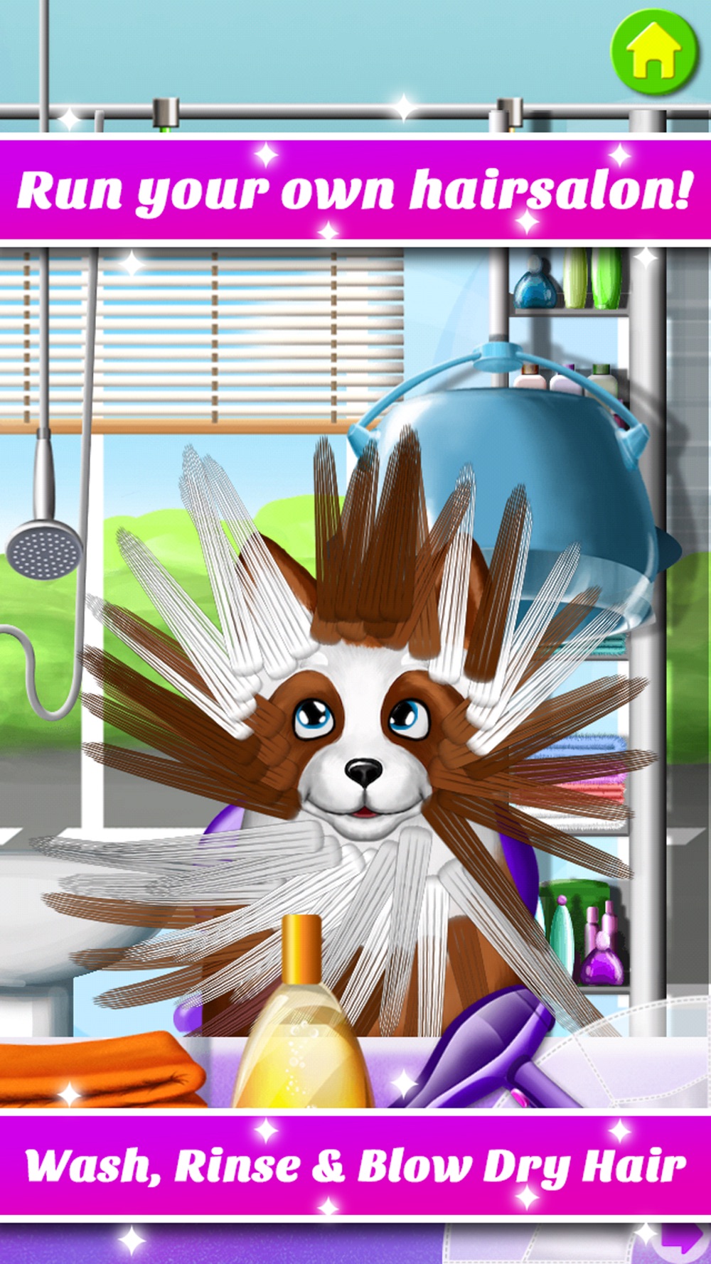 Hair Salon Makeover - Cut, Curl, Color, Style Hair hack tool