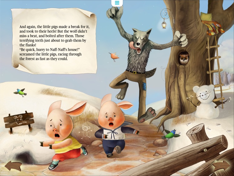 Three Little Pigs Today. Animated book for toddlers. screenshot-3