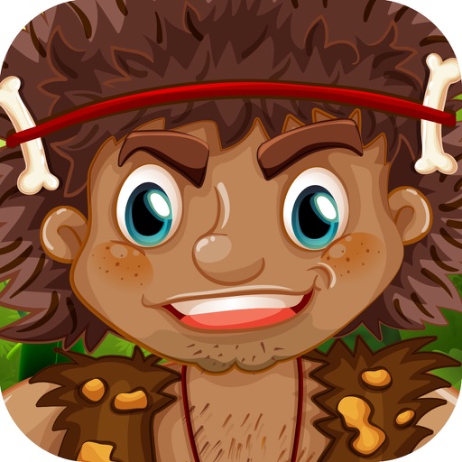 Flin the Caveman in Wild Bat Jungle Running Casino iOS App