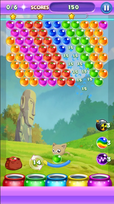 KITTY BUBBLE POP GO : NEWEST BUBBLE SHOOTER PET RECURE PUZZLE HD 2016 1.0 IOS