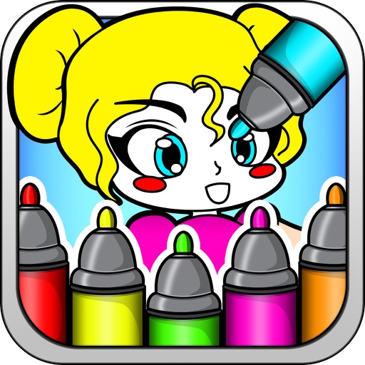 Kids Color Pages Icon