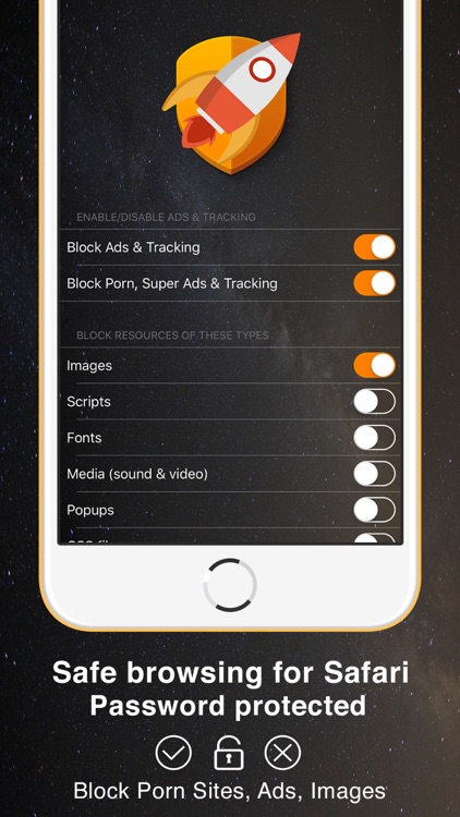 Ad & Porn Blocker Password Protected - Block Ads, Pornography, Images, Tracking