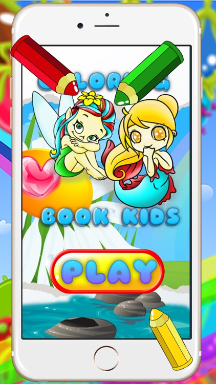 Fairy Coloring book and painting for toddlers HD Free Lite - Colorful Children's Educational drawing games for little kids boys and girls