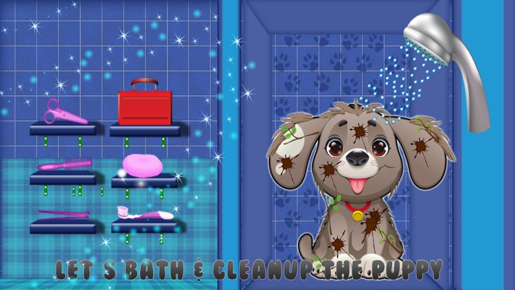 Pet Salon – Give bath, dress up & makeover to little puppy in this kids game