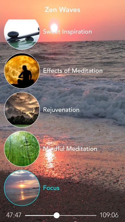 Zen Waves Pro - Ambient Music to Reduce Stress, Guided Meditation and Relaxation