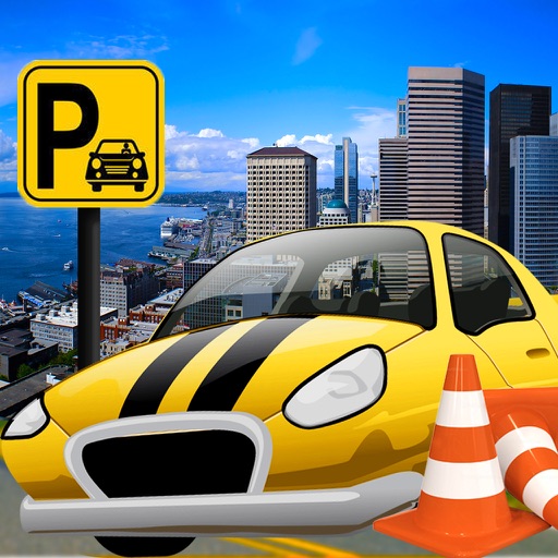 Real Car Parking Simulator-Driving School Test 3D Icon
