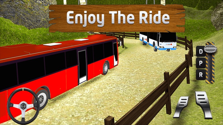Offroad Hill Bus Simulator 3D - Real Driving, Parking & Transportation Racing Game screenshot-4