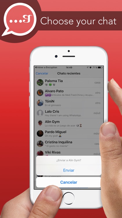 Encryption for WhatsApp in your messages