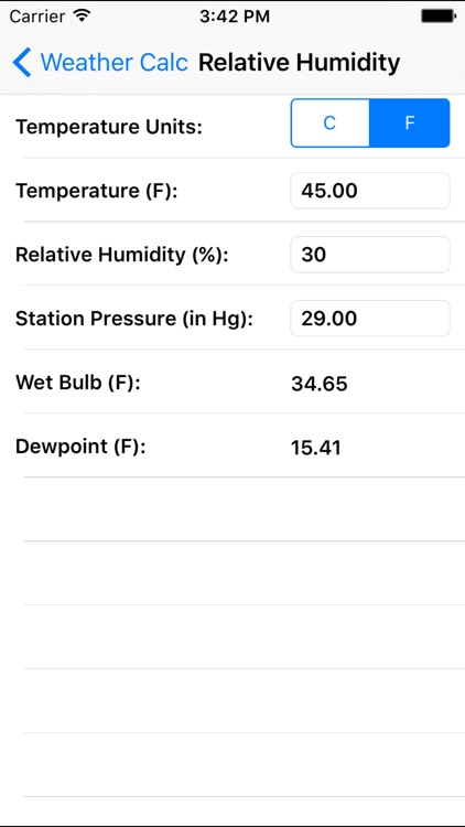 Weather Calc screenshot-4