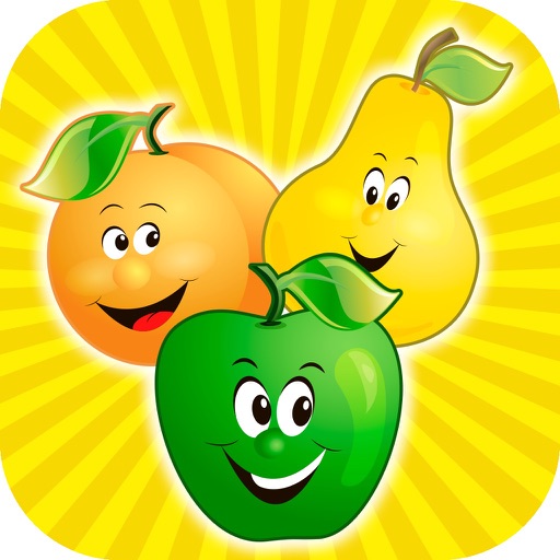 Kids Learning Fruits and Veggies Icon