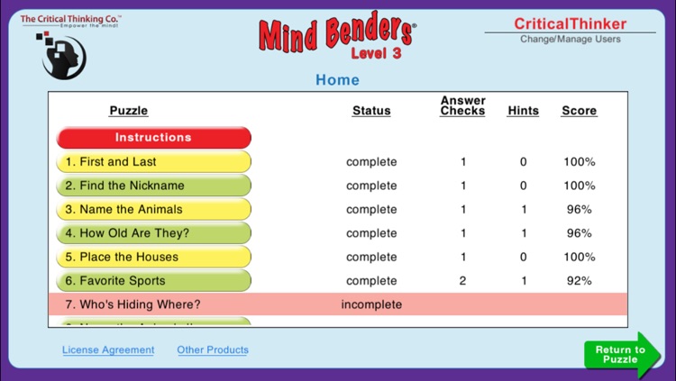 Mind Benders® Level 3 screenshot-4