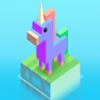 Unicorn Run:Crossy River - Tap to jump puzzle game