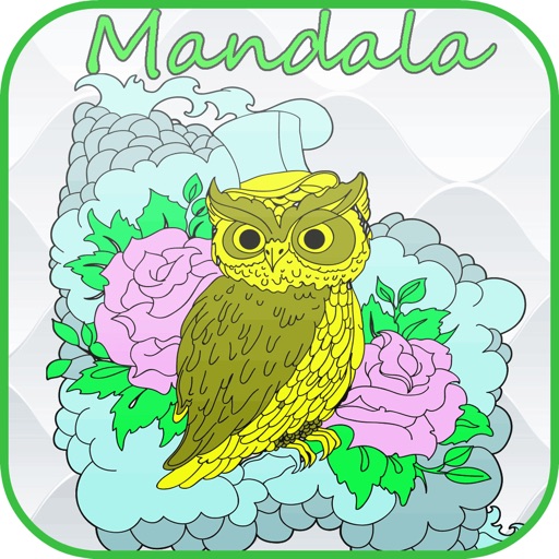 Mandala Coloring Page For Adult : Best Colors Therapy Stress Relieving Book Free iOS App