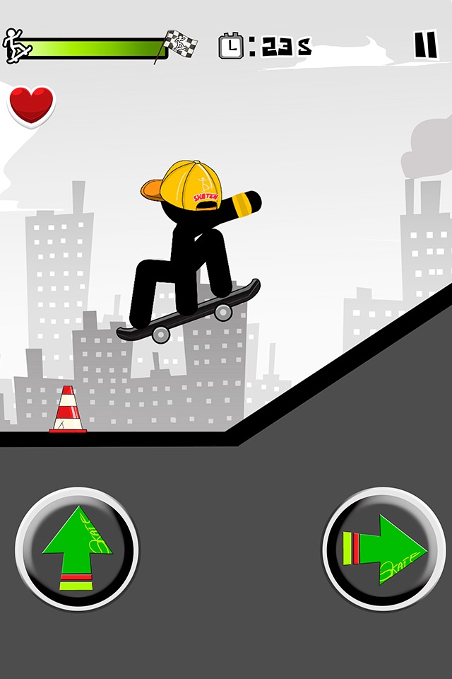 Stickman Skate 360 Epic City screenshot 4