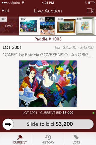 Firerock Fine Art Auctions screenshot 4