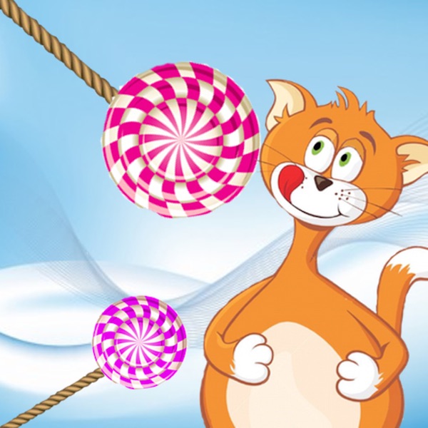 SLICE THE CANDY SWING CAT NIBBLERS FREE PUZZLE GAMES SLICE THE CANDY SWING CAT NIBBLERS FREE PUZZLE GAMES