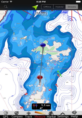 Aeolian Is. GPS Nautical Chart screenshot 4