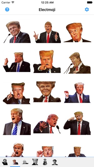 ElectMoji : Election & vote emoji sticker keyboard by Donald(圖4)-速報App